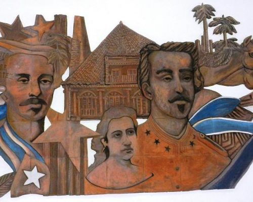 José Martí, Carlos Manuel de Céspedes e Ignacio Agramonte: «¡Esos son, Cuba, tus verdaderos hijos!»