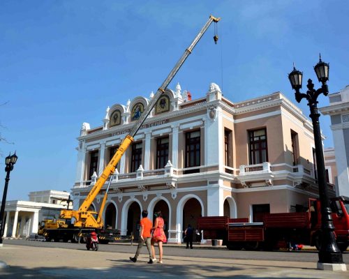 Avanza reparación del Teatro Tomás Terry en la provincia de Cienfuegos
