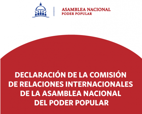 Declaración de la Comisión de Relaciones Internacionales de la ANPP