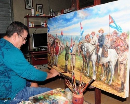 La historia de Serafín Sánchez contada por los pinceles de Francisco