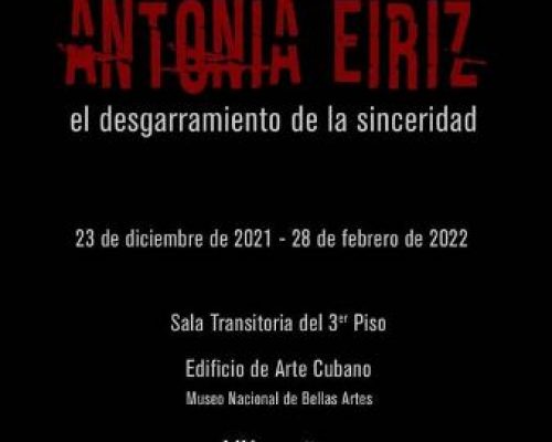 Roberto Cobas: “La obra de Antonia Eiriz es presente y futuro”