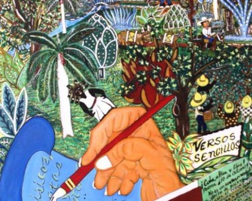 La literatura de  Martí  en  la   pintura   naif