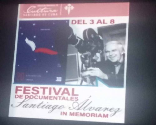 Gloria Rolando en el Festival Santiago Álvarez