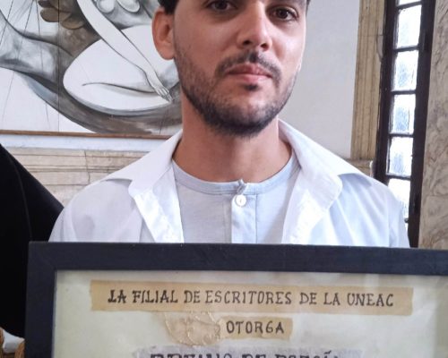 Premio Nacional José Jacinto Milanés 2023 al poeta matancero Pablo González Lleonart