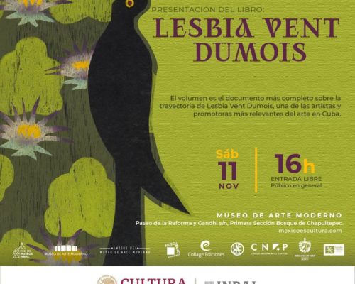Libro catálogo sobre la producción artística de Lesbia Vent Dumois se presentó en Museo mexicano de Arte Moderno