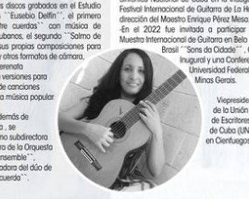 Realizarán VII edición del Concurso-Festival de Guitarras Edgardo Martín