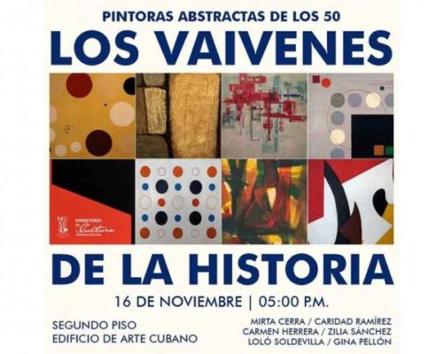 Inaugurarán exposición Los vaivenes de la historia. Mujeres abstractas de los 50